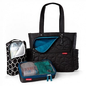Сумка для мамы на коляску с аксессуарами - Черная (Skip Hop, SH 203000veg)