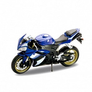 Металлический мотоцикл Yamaha YZF-R1, масштаб 1:18 (Welly, 12806P)