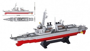 Конструктор – Корабль, 615 деталей (Sluban, M38-B0390)