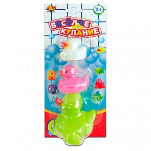 Веселое купание. Набор резиновых уточек для ванной, 3 предмета (ABtoys, PT-00337)