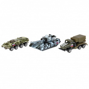 Военная техника в банке-сюрпризе, 7,5 см (Технопарк, SB-17-10-CDU) (ассортимент)
