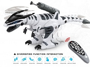 Робот на ИК-управлении – Intelligent Dinosaur K9, свет и звук (Le Neng Toys, B1682107sim)