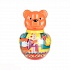 Неваляшка большая - Бурый медведь Потапыч, в пакете   - миниатюра №3