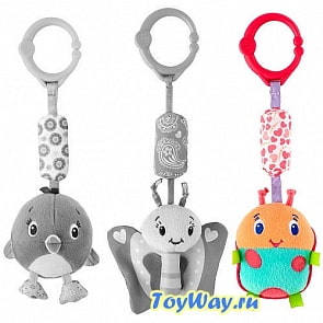 Развивающая игрушка "Звонкий дружок", Божья коровка (Bright Starts, 8674-4st)