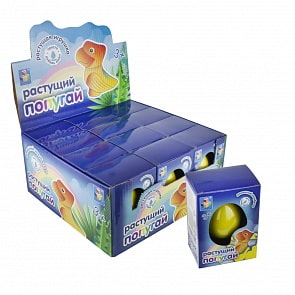 Домашний инкубатор - яйцо с растущим попугаем (1toy, Т15943)