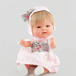 Кукла Бебетин в розовом платьице, 21 см. (D'nenes Diseсo, 12705-d) - миниатюра