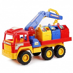 Мусоровоз Евростар (Нордпласт, Н-431523) (ассортимент)