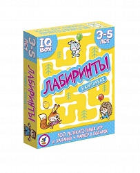 Карточная настольная игра – Лабиринты, 3-5 лет (Дрофа-Медиа, 3566) - миниатюра