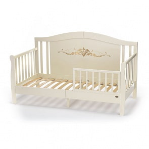 Детская кровать-диван Nuovita Stanzione Verona Div Ornamento, Vaniglia/Ваниль (Nuovita, NUO-dVER_266)