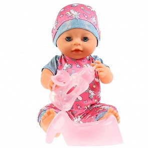 Пупс функциональный Анютка 40 см пьет писает 4 функции с аксессуарами (Карапуз, Y40BB-VCB-42325)