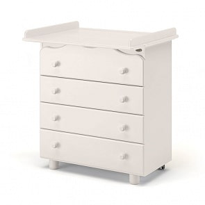 Детский комод Nuovita Affetto, ваниль (Nuovita, NUO-сAFF_1061)