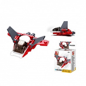 Конструктор – Строитель: самолет, 18 деталей (Sluban, M38-B0591C)