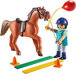 Игровой набор из серии - Конный спорт: Конный терапевт (Playmobil, 9259pm) - миниатюра