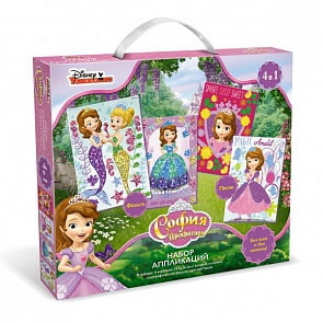 Набор аппликаций 4 в1 Disney Sofia™ - София Прекрасная (Origami, 03200-OR)