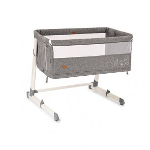 Детская приставная кроватка Nuovita Accanto Calma Grigio scuro Lino/Темно-серый лен (Nuovita, NUO-P12_928)