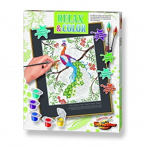 Раскраска по номерам - Павлин, 24 х 30 см (Schipper, 9480744)