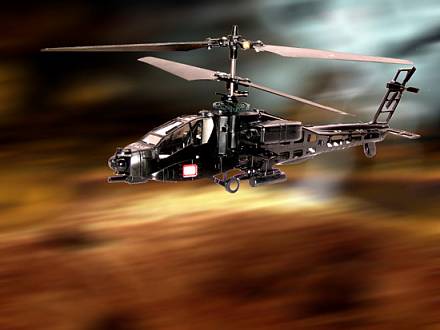 Apache 4CH 2.4G Радиоуправляемый вертолет 