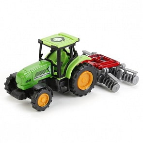 Трактор с прицепом 14,5 см (Технопарк, 10219-R) (ассортимент)