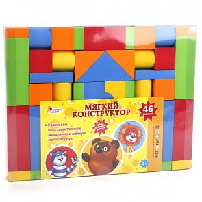Мягкий конструктор из серии Союзмультфильм, 46 деталей (Играем Вместе, B522088-Rsim)
