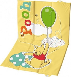 Пеленальный матрасик с мягким основанием Винни Пух, желтый, 58х40 см (ОКТ, 8711)
