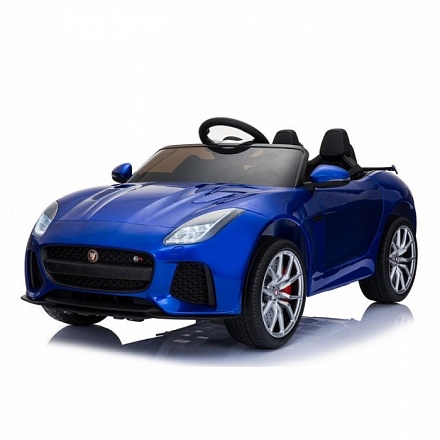 Электромобиль Jaguar F-tyre, цвет - синий глянец 