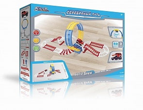 Игровой набор Автотрек электронный, свет (Наша игрушка, SW7809)