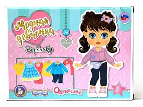 Игра магнитная из серии Магнитные истории - Одевашки. Вероника (Десятое королевство, 04091ДК) Игра магнитная из серии Магнитные истории - Одевашки. Вероника (Десятое королевство, 04091ДК)