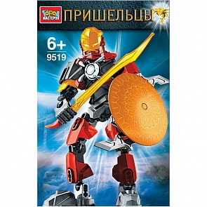 Конструктор - Пришелец, 43 детали (Город мастеров, LL-9519-Rsim)