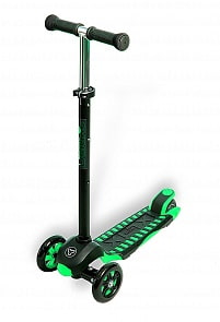 Трехколесный самокат Glider Maxi XL Deluxe green Y-Bike, 4566RT