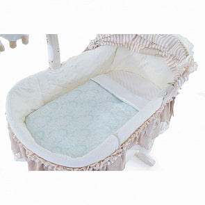 Комплект Nuovita Estelle с пледом в электронную люльку, 2 предмета, turchese / бирюзовый (Nuovita, NUO-8033/3_284) 