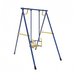Качели металлические на подшипниках – Лидер-01, сине-желтый (Лидер, Лидер-01)
