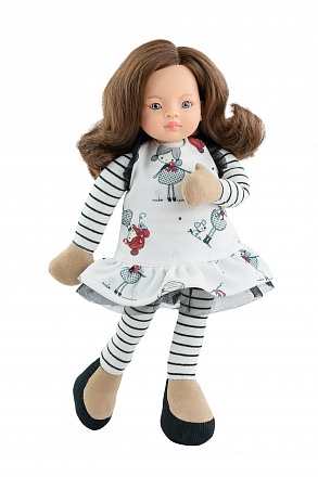 Кукла Лиу 34 см мягконабивная 