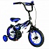 Велосипед 2-х колесный BA Sharp со светящимися колесами, цвет синий, диаметр колес 12 дюйм, 1 скорость   - миниатюра №1