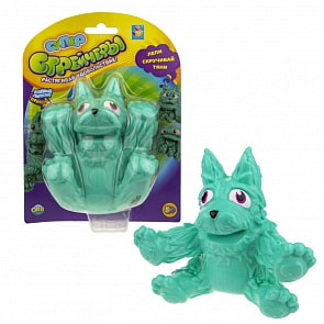 Тянущаяся фигурка из серии Супер Стрейчеры – Рэкс-Флэкс бирюзовый, 11 см (1Toy, Т18661)