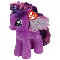 Мягкая игрушка пони Сумеречная Искорка (Twilight Sparkle). My Little Pony. (TY Inc., 41004) - миниатюра