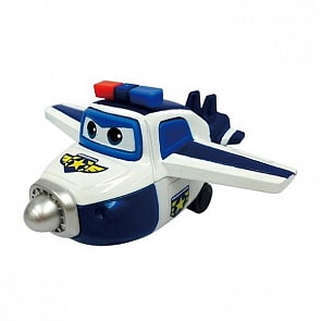 Super Wings. Металлическая фигурка – Пол из мультика Супер Крылья (Auldey Toys, YW710015) 