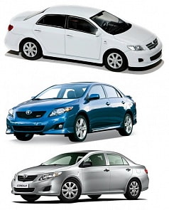 Машинка Toyota Corolla, масштаб 1:34-39 (Welly, 43608)