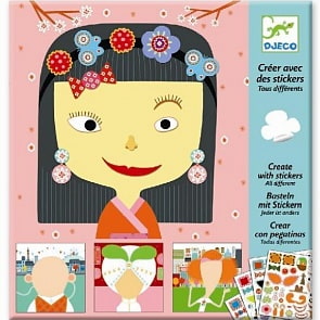 Набор для аппликации - Все разные (Djeco, 08934k)