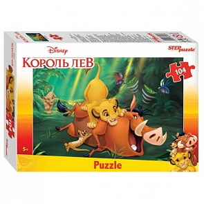 Пазлы Король Лев, 104 деталей (Step Puzzle, 82189)