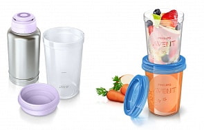 Набор – термос-подогреватель и контейнеры для хранения (Philips Avent, SCF256/00/1)