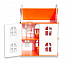 Оранжевый кукольный домик Арина  - миниатюра №6