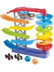 Развивающая игрушка - Башня-трек с машинками (Playgo, Play 2267)