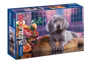Пазл Premium 1000 элементов – Щенок (Hatber, 1000ПЗ2-18729)