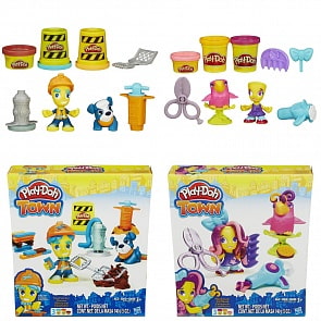 Play-Doh. Игровой набор "Житель и питомец» из серии Город (Hasbro, B3411EU4)