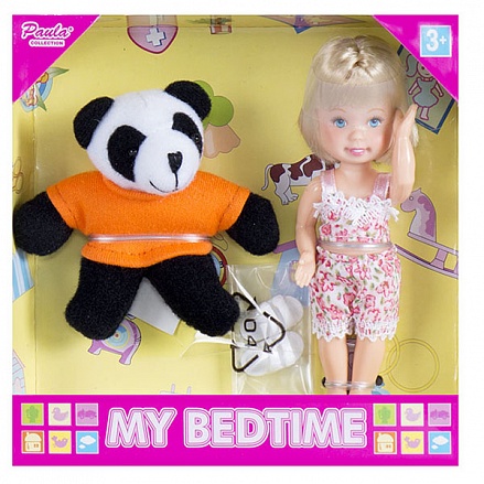 Игровой набор - Paula с любимой игрушкой, панда 