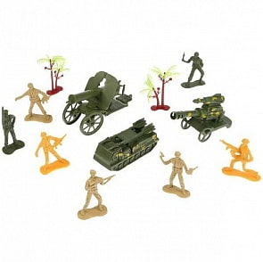 Набор солдатиков с техникой и аксессуарами (B1562143)