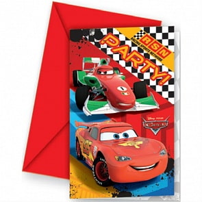 Приглашения в конвертах Тачки RSN (Procos, tp81563)