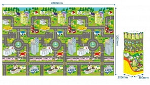 Коврик в рулоне - Карта города (ЯиГрушка, 59839)