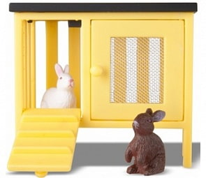 Животные для домика Смоланд - Кролики и домик (Lundby, LB_60805600)
