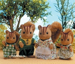 Sylvanian Families - Семья Белок (Sylvanian Families, 4172st)